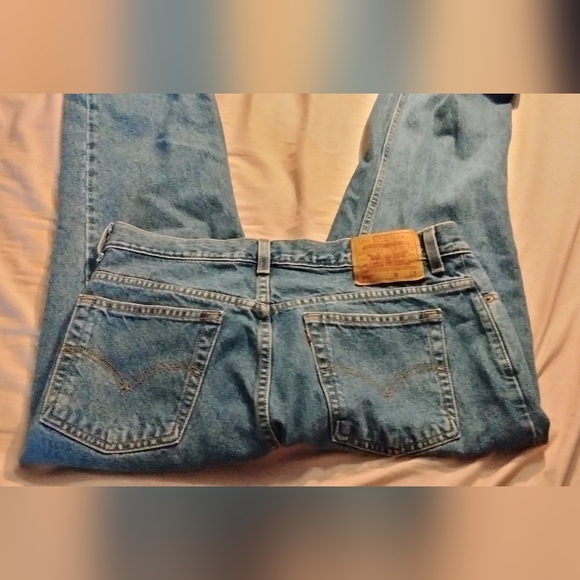 Levi's 505 Slim Fit Straight Leg Jeans Size 12 - Picture 3 of 4